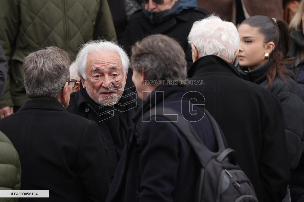 Claude Allegre Funeral - Paris