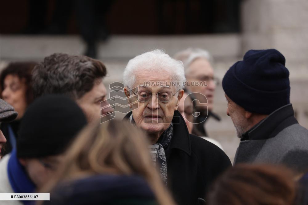Claude Allegre Funeral - Paris