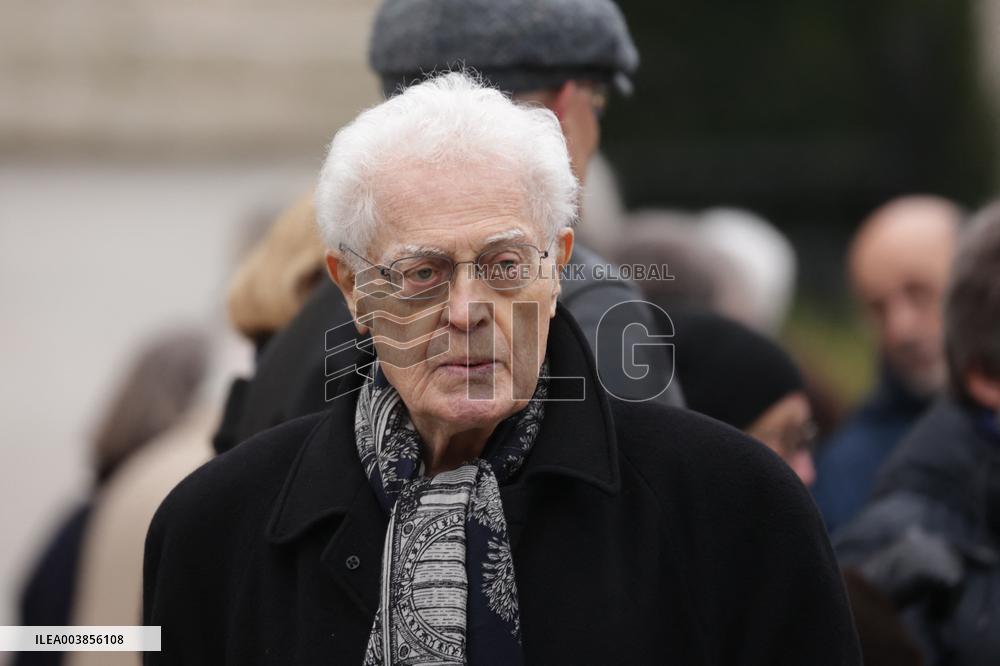 Claude Allegre Funeral - Paris