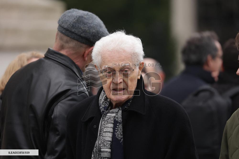 Claude Allegre Funeral - Paris