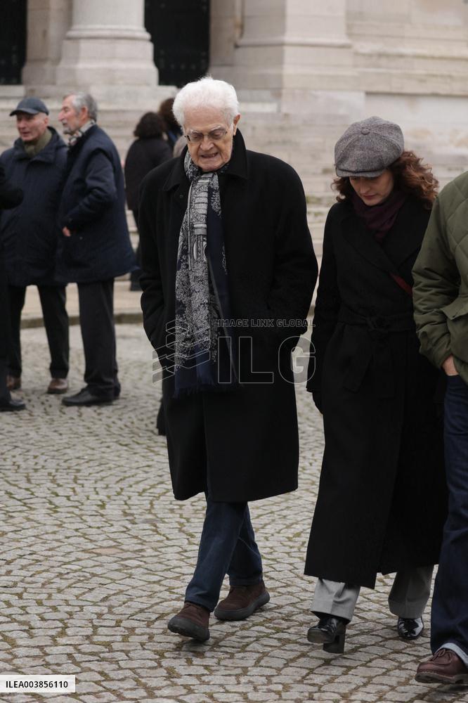 Claude Allegre Funeral - Paris