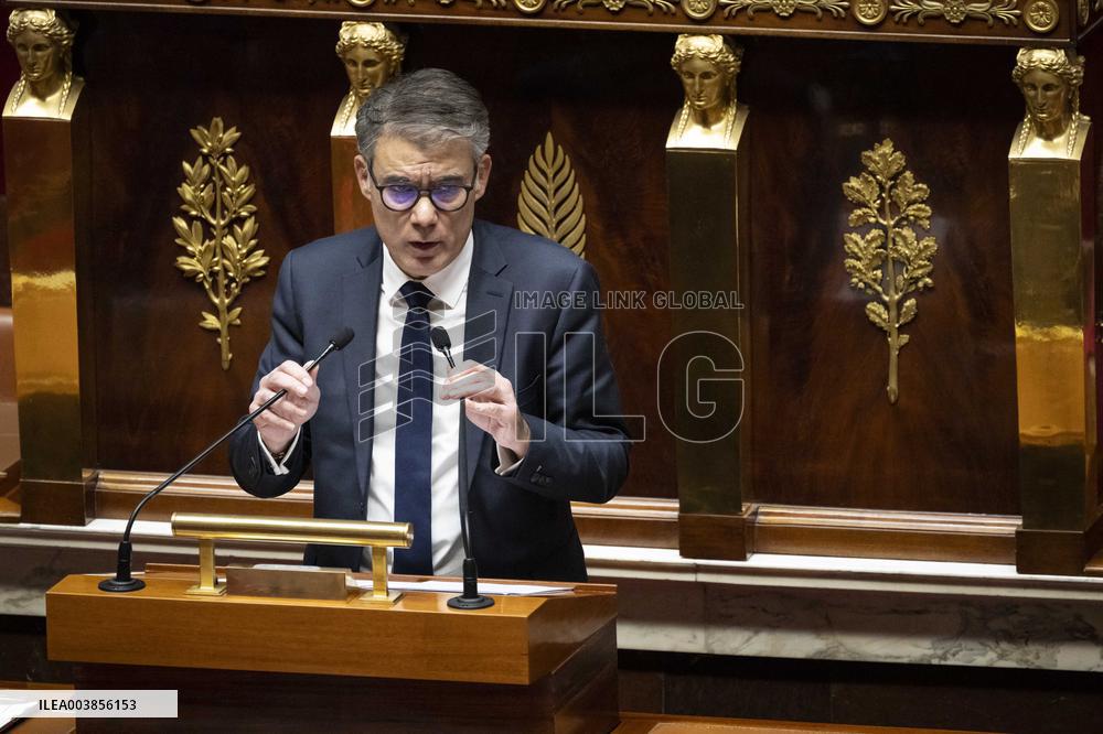 The Debate Prior To The No-Confidence Vote Of The Government - Paris