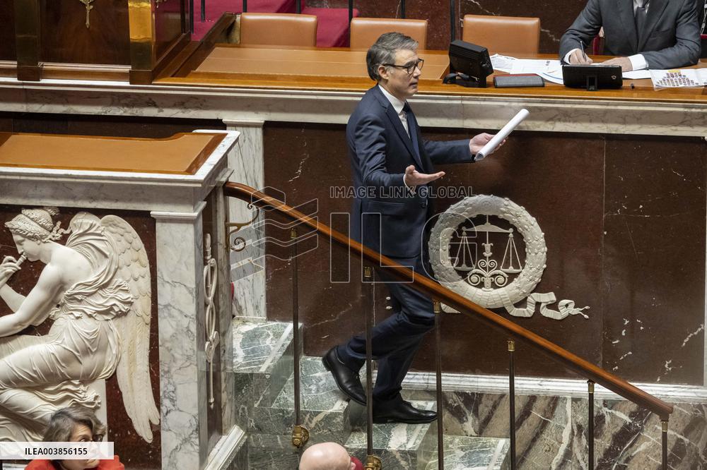 The Debate Prior To The No-Confidence Vote Of The Government - Paris