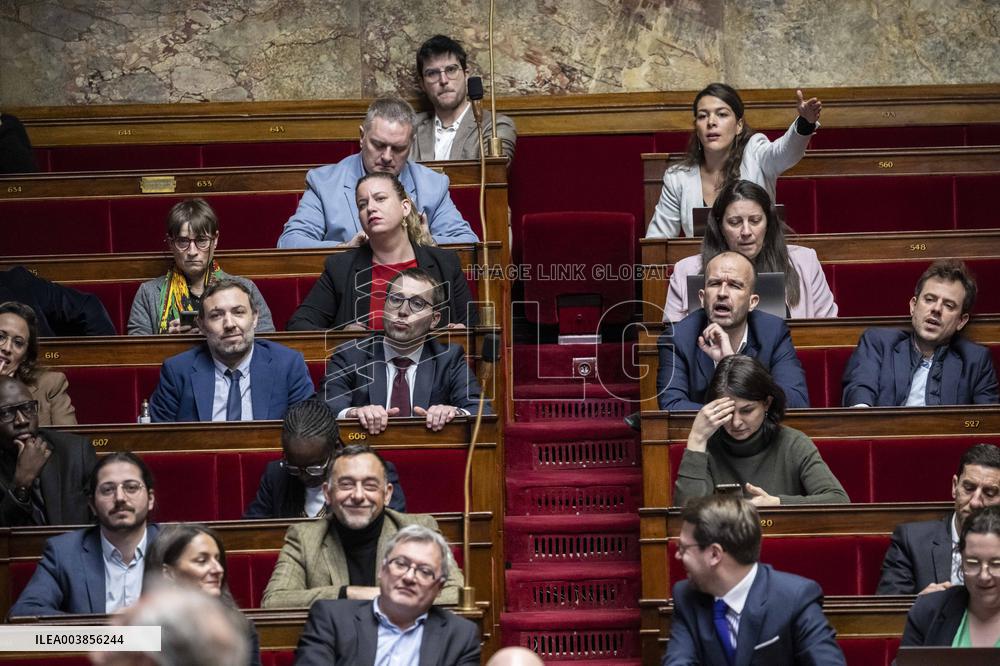 The Debate Prior To The No-Confidence Vote Of The Government - Paris
