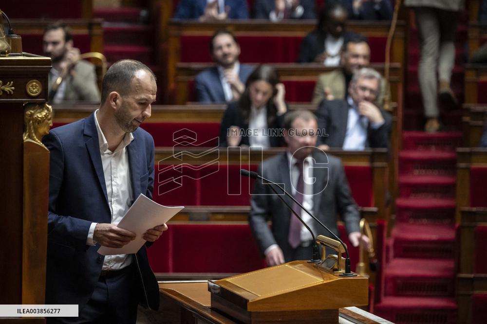 The Debate Prior To The No-Confidence Vote Of The Government - Paris