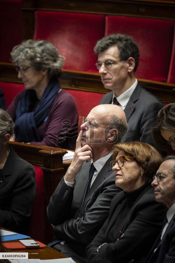 The Debate Prior To The No-Confidence Vote Of The Government - Paris