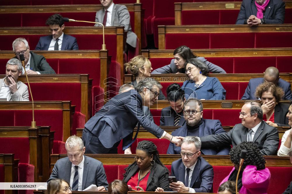 The Debate Prior To The No-Confidence Vote Of The Government - Paris