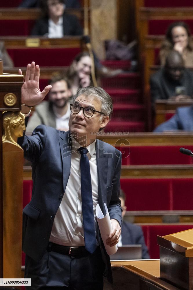 The Debate Prior To The No-Confidence Vote Of The Government - Paris