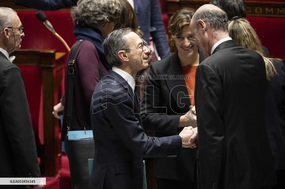 The Debate Prior To The No-Confidence Vote Of The Government - Paris
