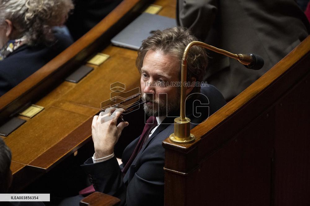 The Debate Prior To The No-Confidence Vote Of The Government - Paris