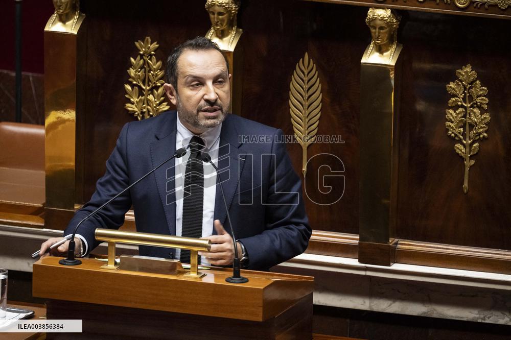 The Debate Prior To The No-Confidence Vote Of The Government - Paris