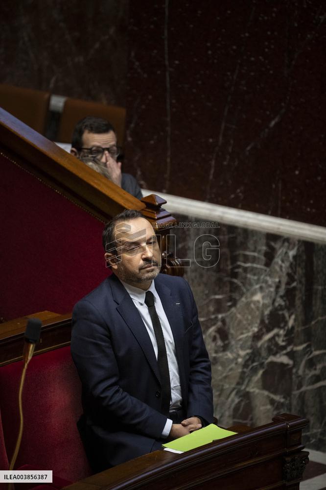 The Debate Prior To The No-Confidence Vote Of The Government - Paris