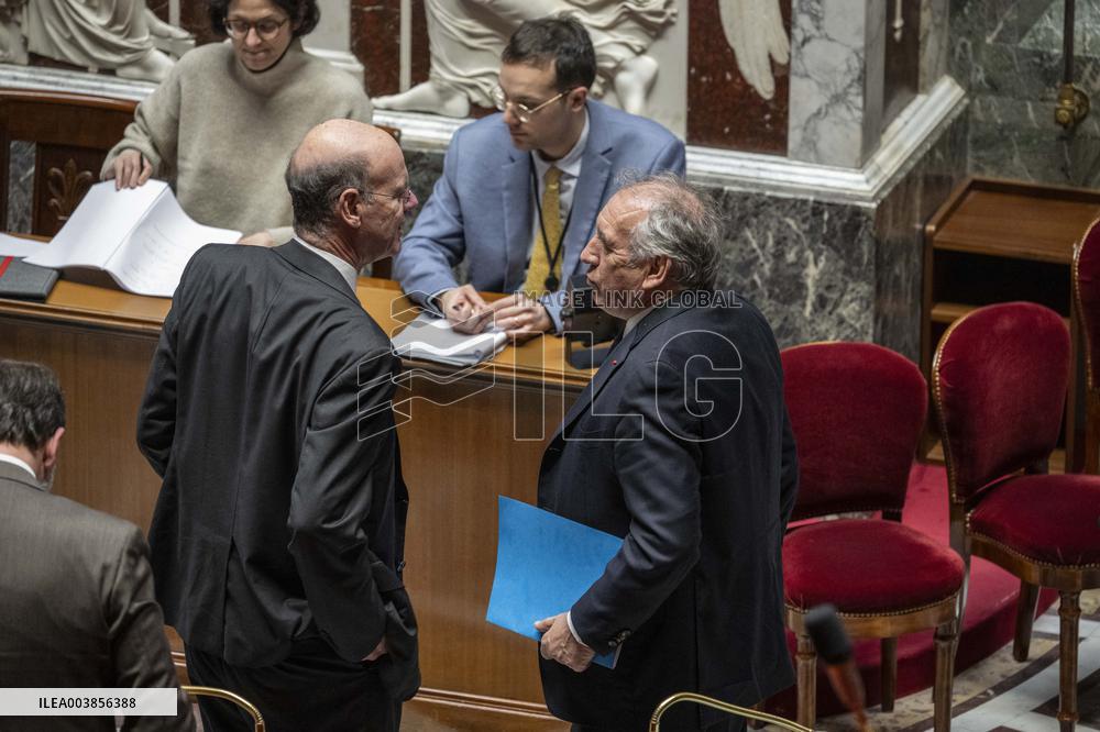 The Debate Prior To The No-Confidence Vote Of The Government - Paris