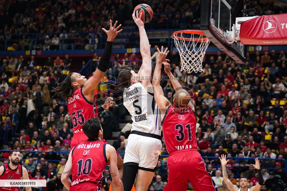 BASKET - Euroleague - EA7 Emporio Armani Milano vs Partizan MozzartBet Belgrade