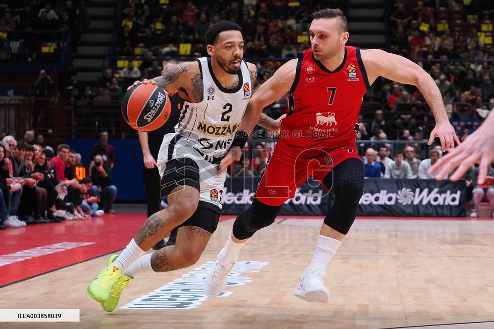 BASKET - Euroleague - EA7 Emporio Armani Milano vs Partizan MozzartBet Belgrade