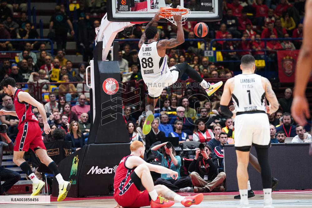 BASKET - Euroleague - EA7 Emporio Armani Milano vs Partizan MozzartBet Belgrade