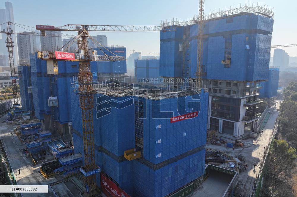 China New Commercial Housing Construction Declines in 2024