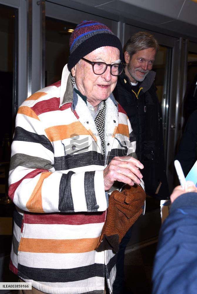 James Ivory Leaves Mr And Mrs Bridge Screening - NYC