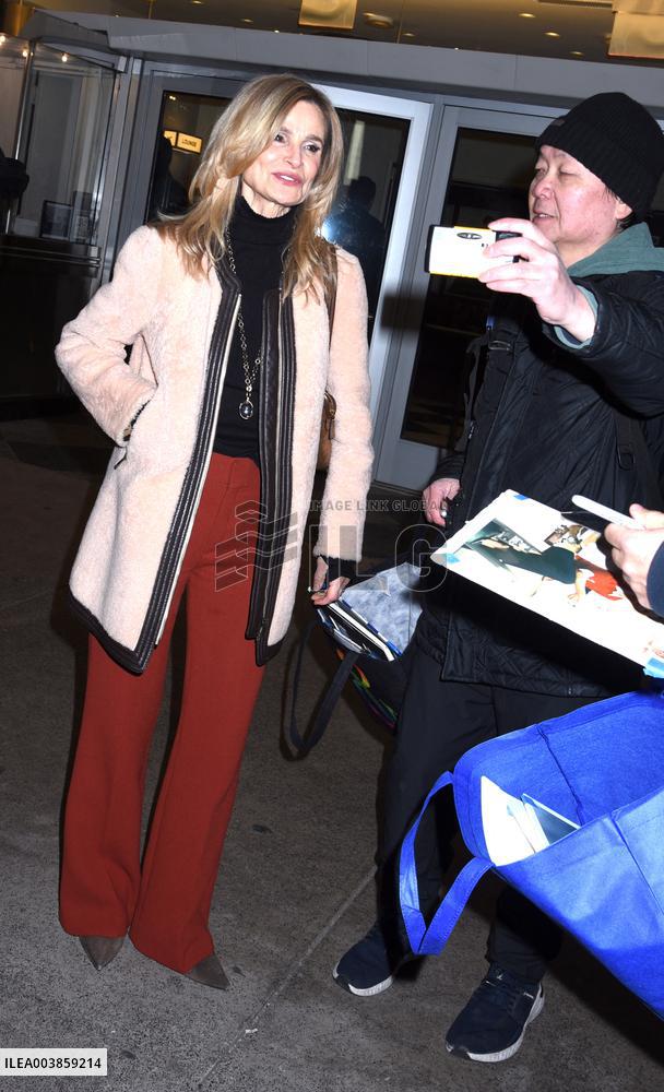 Kyra Sedgwick And Kevin Bacon Leave Mr And Mrs Bridge Screening - NYC