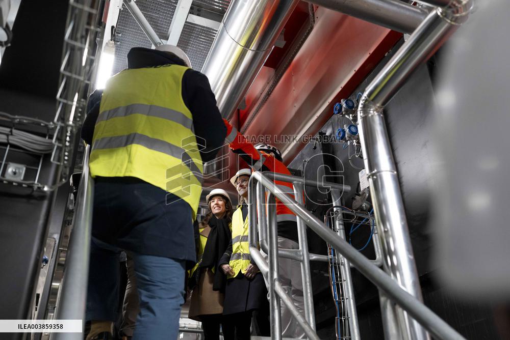 Agnes Pannier-Runacher Visit To Airbus - Toulouse