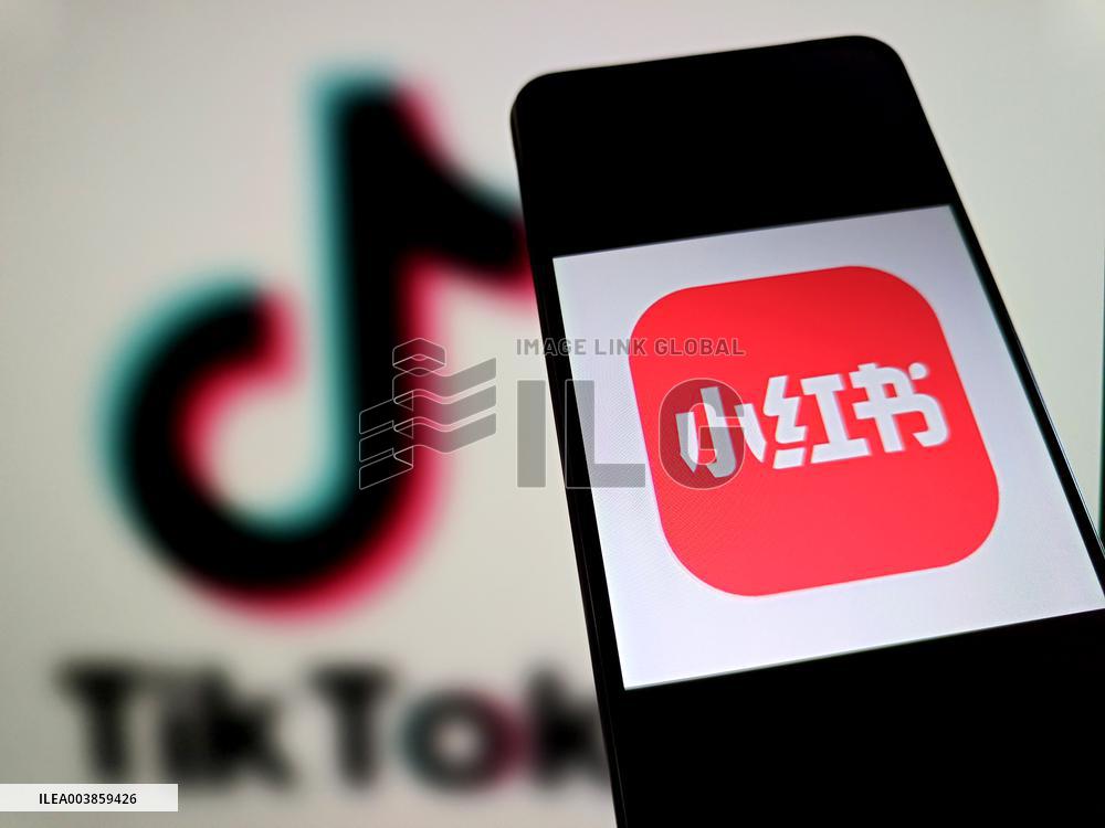 Illustration TikTok RedNote