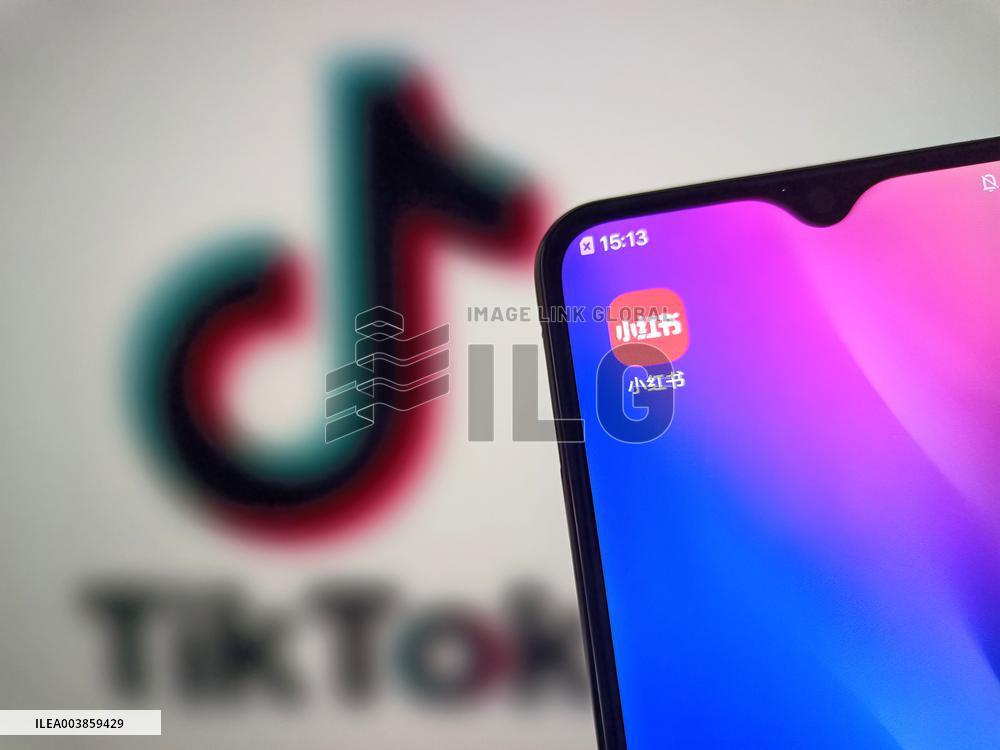 Illustration TikTok RedNote