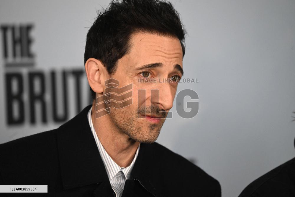 Adrien Brody The Brutalist Premiere - Madrid