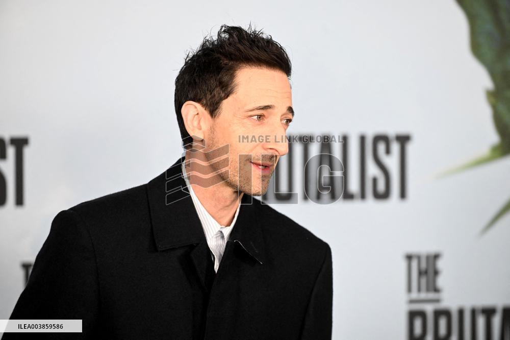Adrien Brody The Brutalist Premiere - Madrid