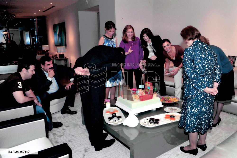 Exclu - Photos of A Birthday Dinner of El Assad Family - Damascus