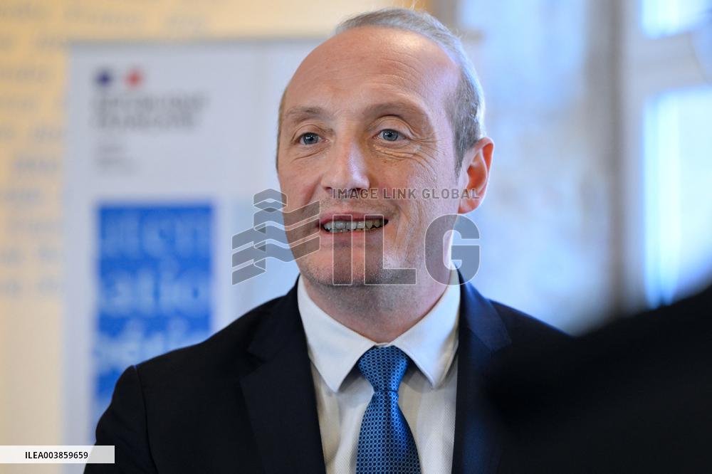 Laurent Marcangel Visits The INSP - Strasbourg