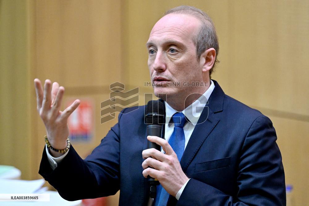 Laurent Marcangel Visits The INSP - Strasbourg