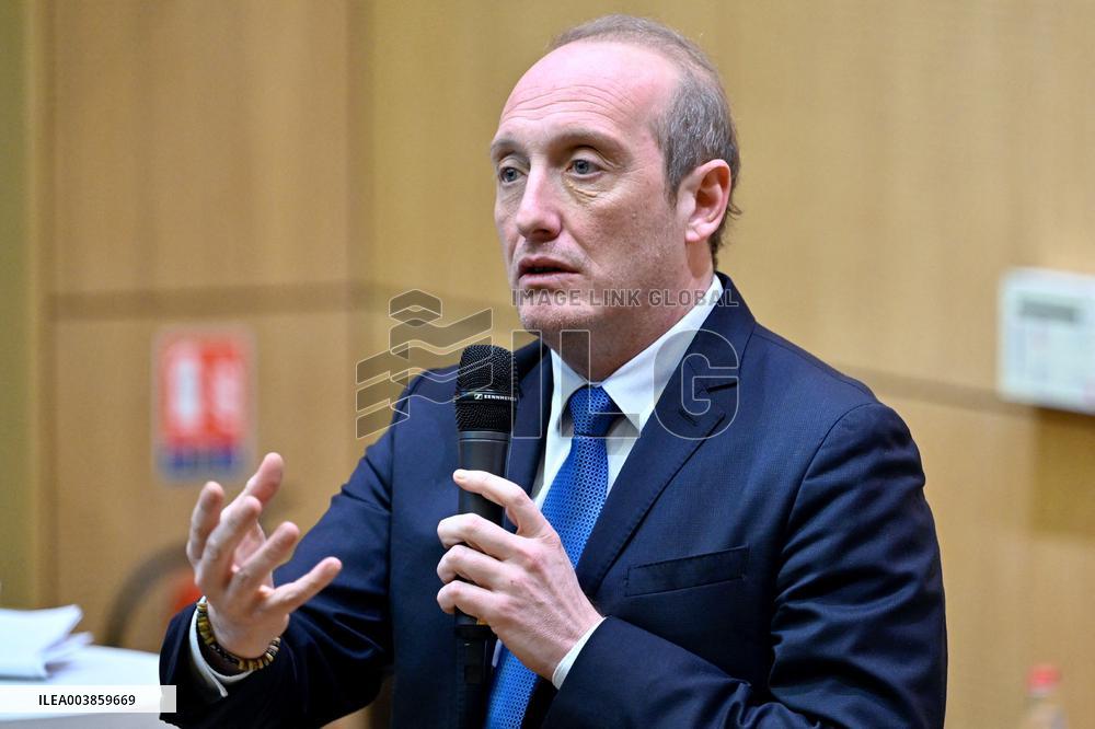 Laurent Marcangel Visits The INSP - Strasbourg