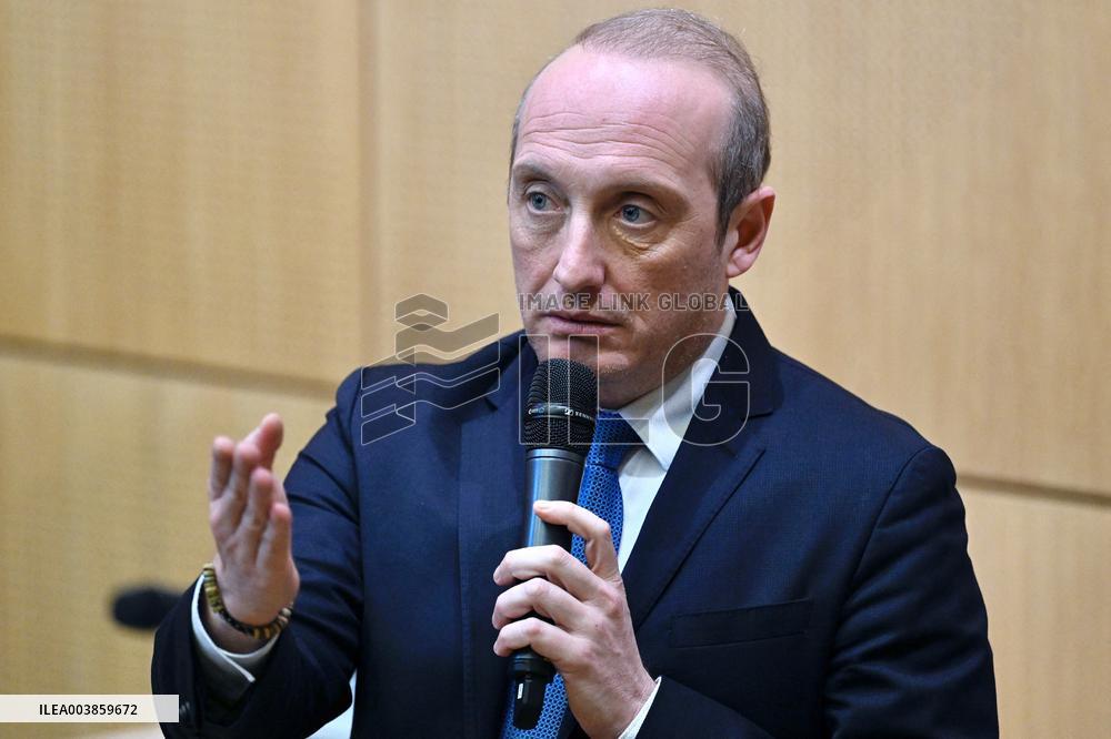 Laurent Marcangel Visits The INSP - Strasbourg