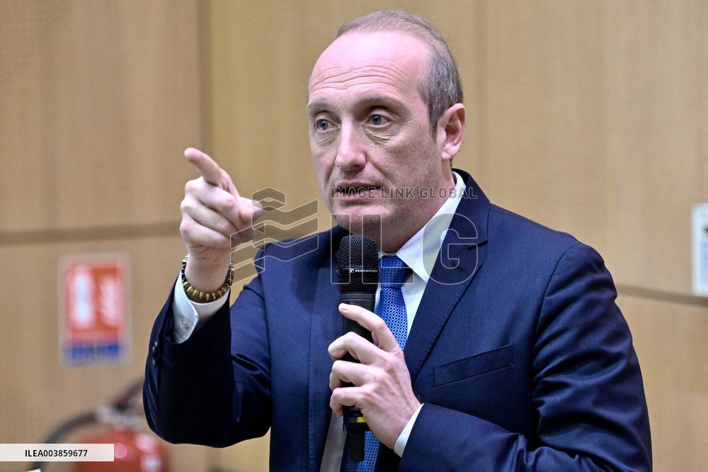 Laurent Marcangel Visits The INSP - Strasbourg