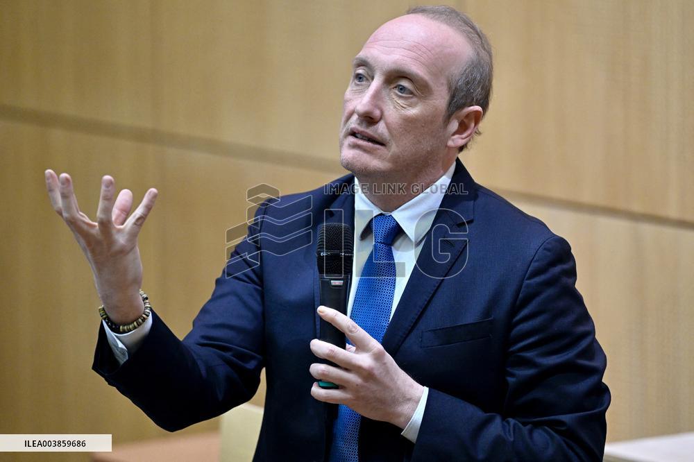 Laurent Marcangel Visits The INSP - Strasbourg