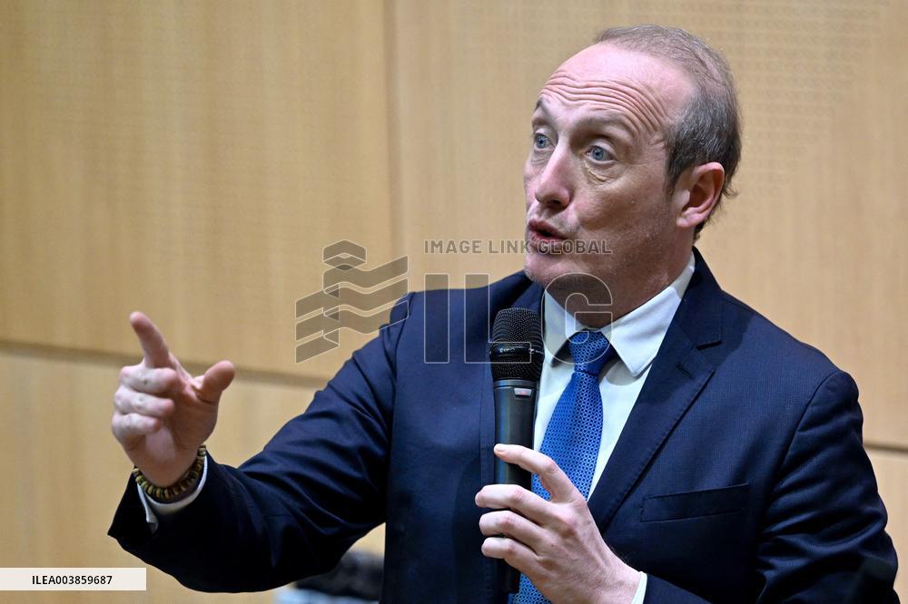 Laurent Marcangel Visits The INSP - Strasbourg