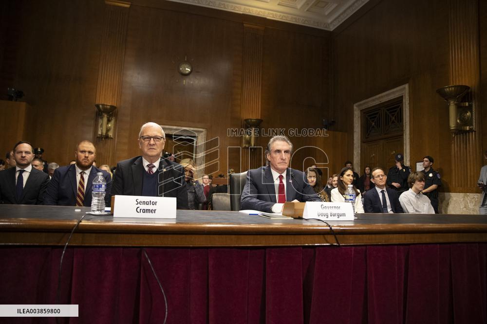 Confirmation Hearing For Doug Burgum - Washington