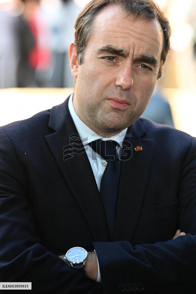 Macron Visits Gemmayze District - Beirut