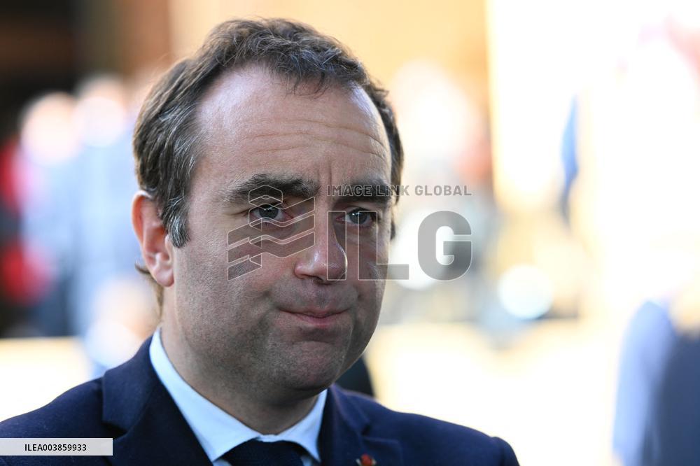 Macron Visits Gemmayze District - Beirut