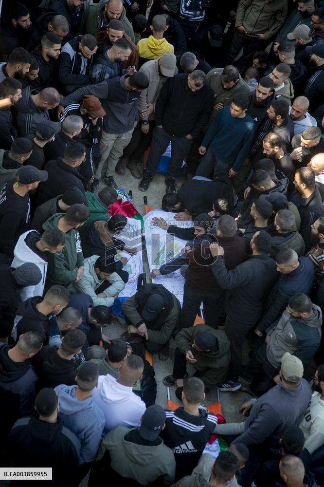 Funerals for Those Killed in An Israeli Air Strike - Jenin