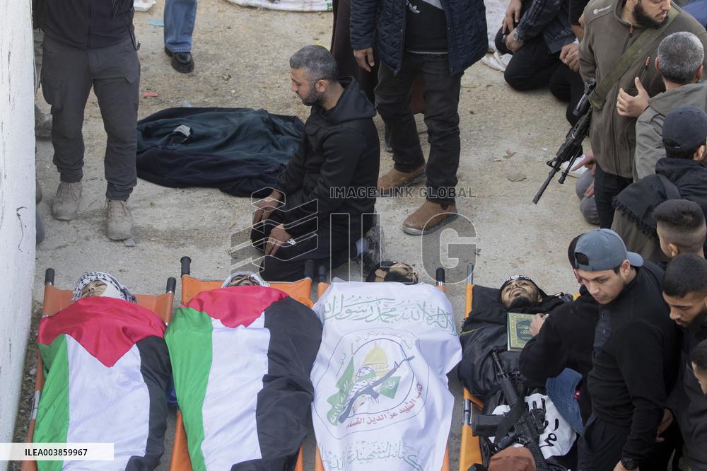 Funerals for Those Killed in An Israeli Air Strike - Jenin