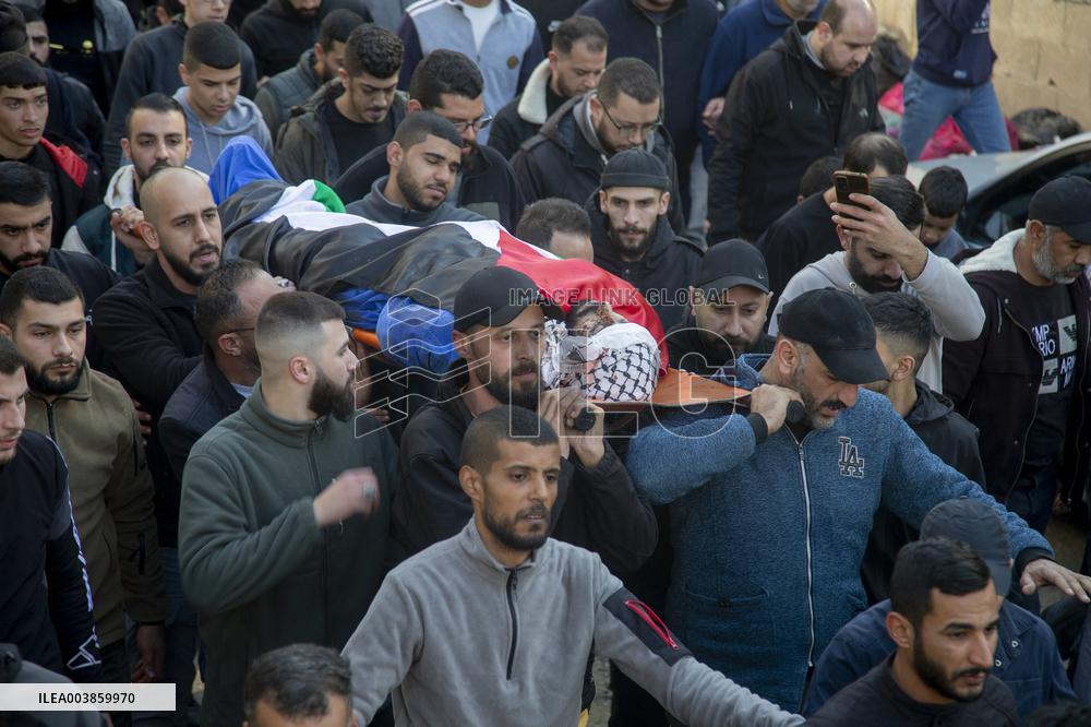 Funerals for Those Killed in An Israeli Air Strike - Jenin