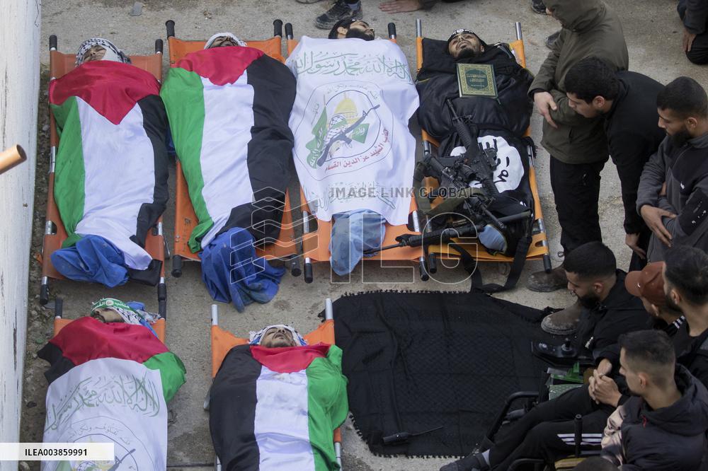 Funerals for Those Killed in An Israeli Air Strike - Jenin