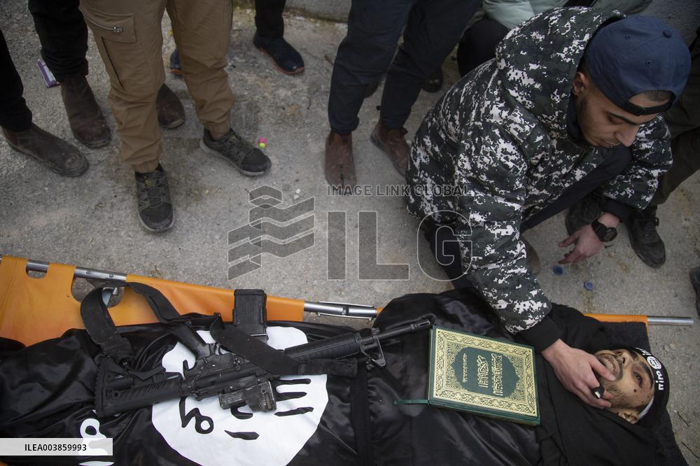 Funerals for Those Killed in An Israeli Air Strike - Jenin