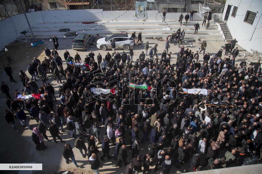 Funerals for Those Killed in An Israeli Air Strike - Jenin