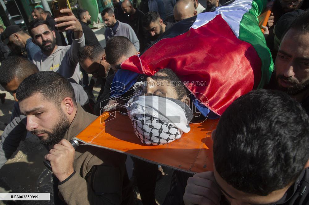 Funerals for Those Killed in An Israeli Air Strike - Jenin