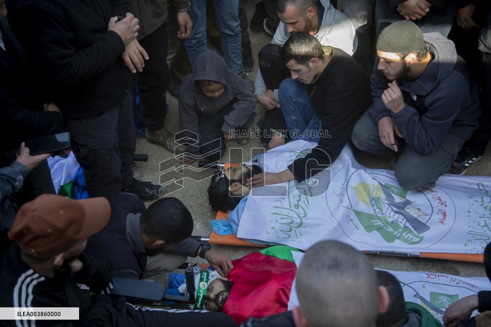 Funerals for Those Killed in An Israeli Air Strike - Jenin