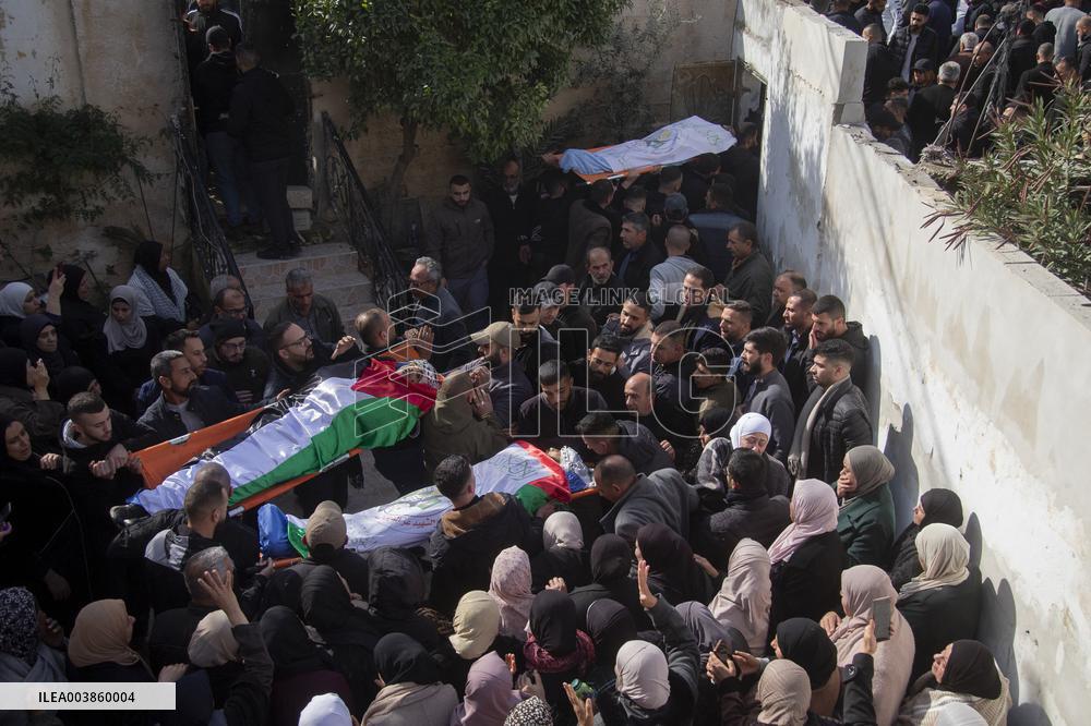 Funerals for Those Killed in An Israeli Air Strike - Jenin