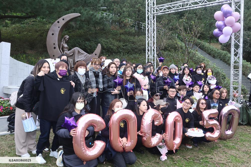 CoCo Lee Statue Unveiling Ceremony in Taipei