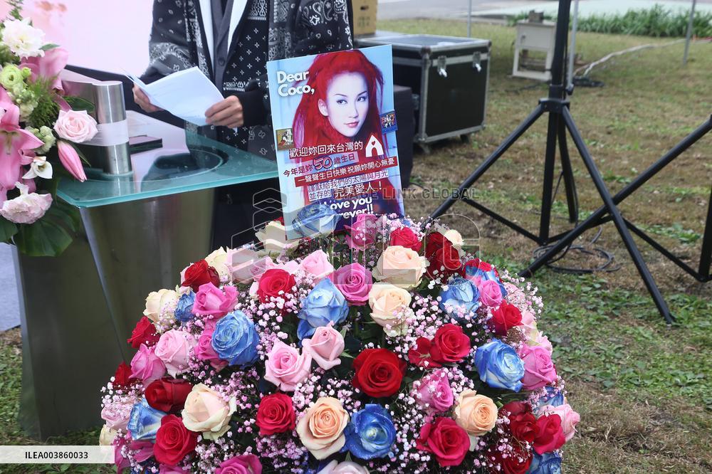 CoCo Lee Statue Unveiling Ceremony in Taipei
